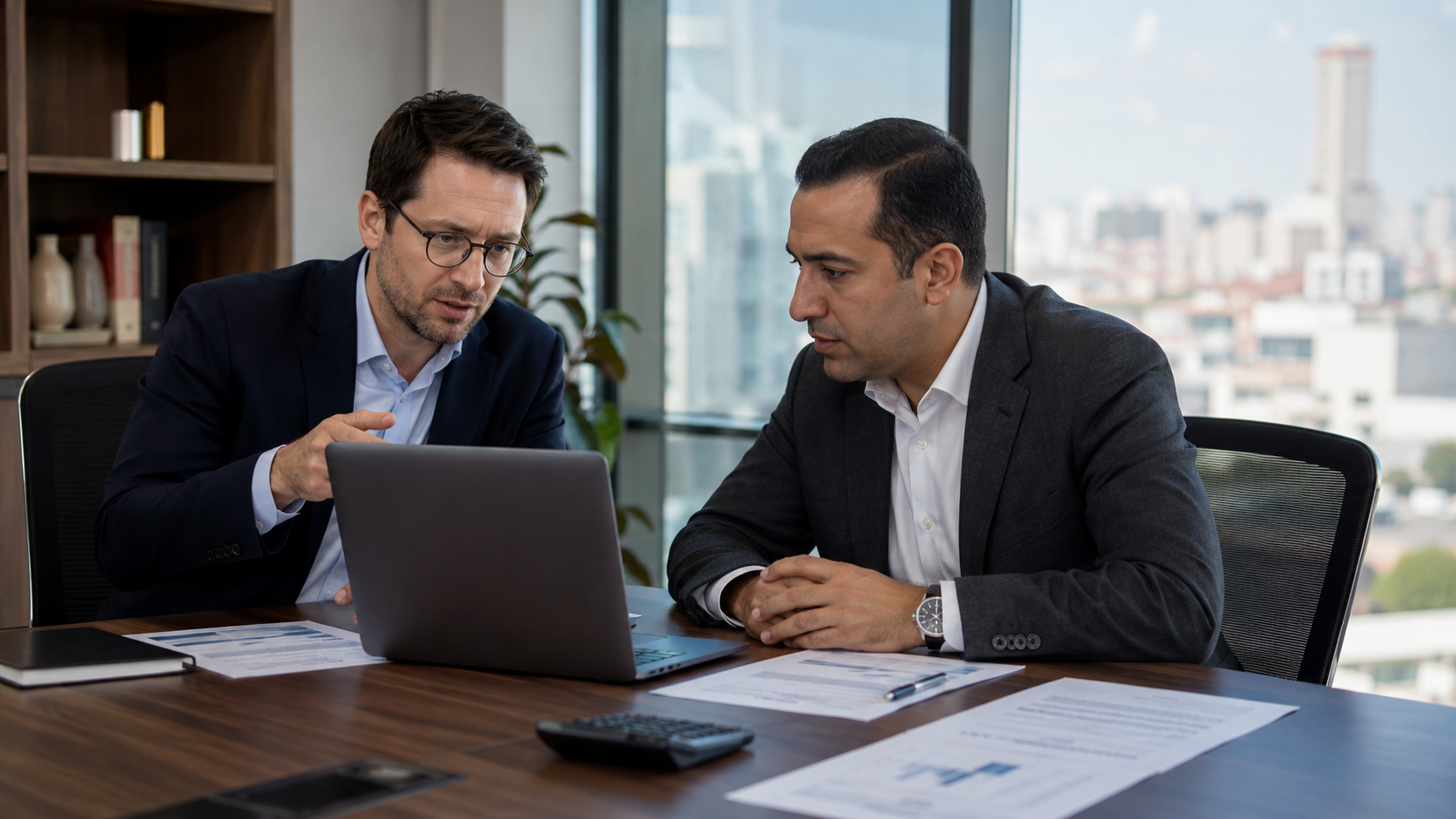 Foreign software company executives discussing Turkey VAT for digital services and compliance requirements for Turkish customers.